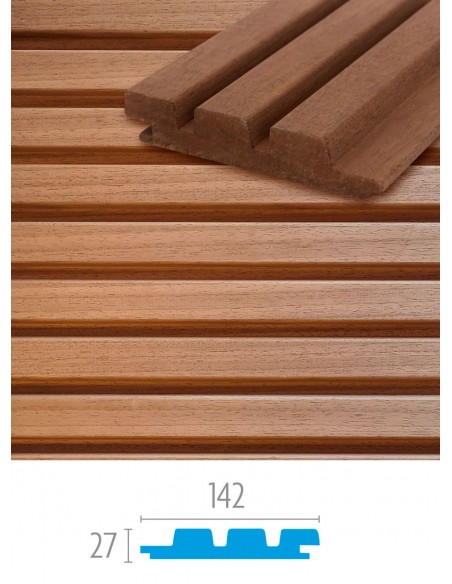 Bardage en Ayous Thermowood - Triple