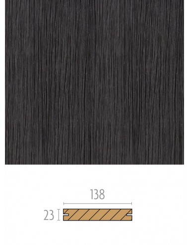 Terrasse en bois composite noir - Vintage