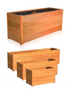 terras rechthoekig bloembak