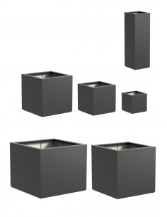 Vierkant bloembak - Glasvezel