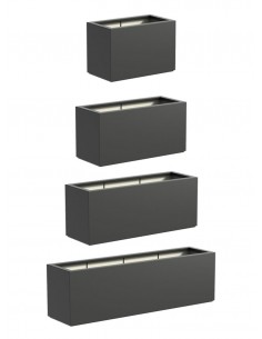 Rechthoekig bloembak - Glasvezel