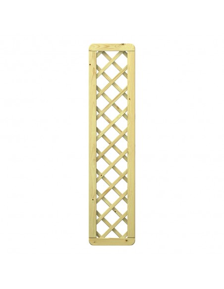 Treillis en bois à grandes mailles 100 x 100 mm pour plantes grimpantes