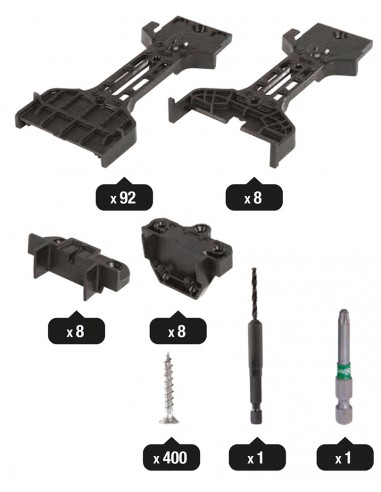 Fixations invisibles Roots pour lames standards