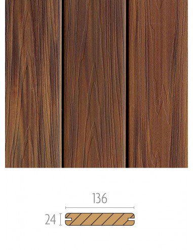 Terrasse en bois composite imitation bois