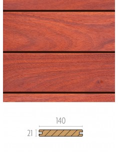 Terrasse en bois exotique Padouk 2