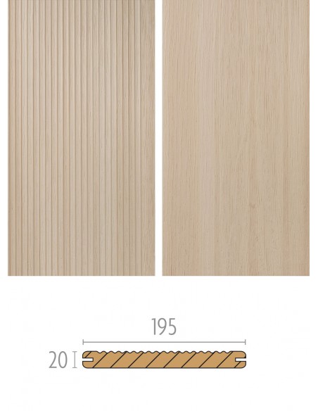 Terras in houtcomposiet Oak Deck