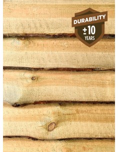 Planche canadienne bardage sapin 19 x 150/200 mm | OTIVA