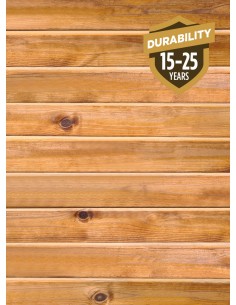 Bardage rhombus Thermowood 26 × 68 mm, lame épaisse | Otiva