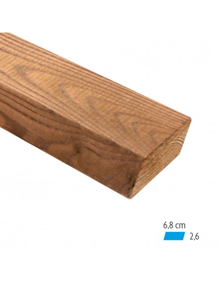 Planche biseautée en Thermowood