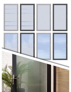 Op maat gemaakte glazen buitendeur