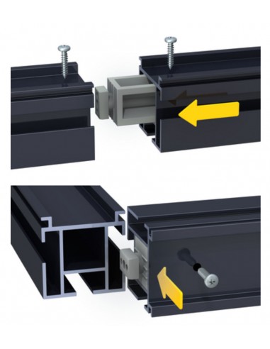 Alu connectie onderconstructie