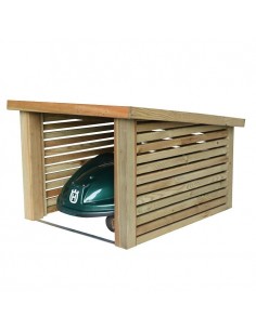 Abri Tondeuse Robot en bois 2