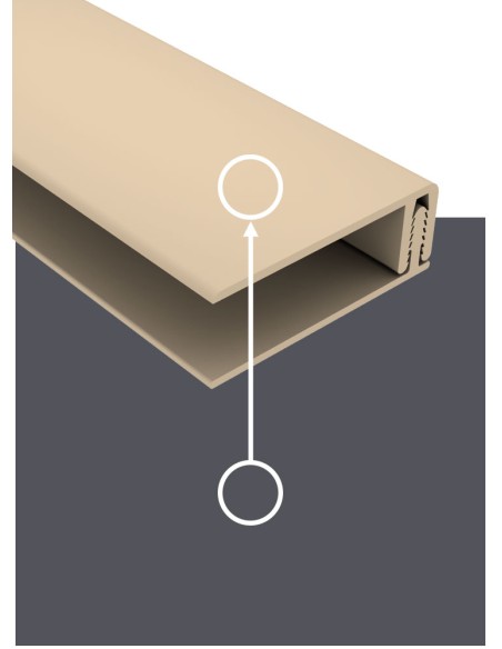 Profilé de bordure clipsable 5pc.