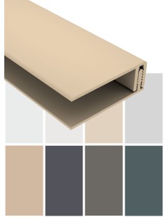 Profilé de bordure clipsable 5pc.