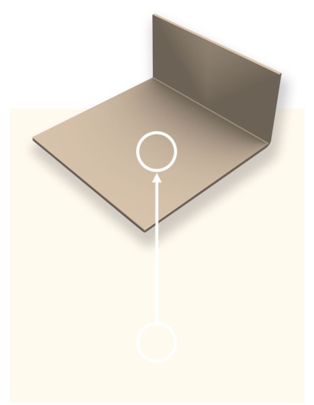 Profilé de cornière PVC 5 pc.