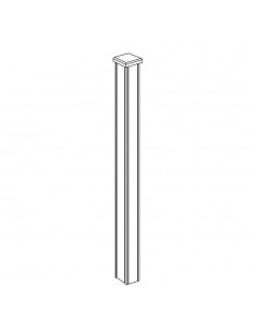 Poteau pour portail en padouk