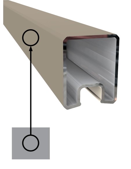 Profilé U en aluminium