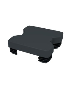 Afdekkap kunststof voor tussen aluminiumpaal