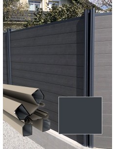 Poteau en aluminium charnière 2