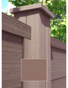 Composieten paal Duofuse 90 × 90 mm zonder afdekkap | Otiva 2