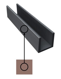 Composiet U-profiel (frame) 2