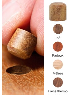 Bouchons cache-vis de terrasse