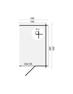 Grande annexe pour abris de jardin 2