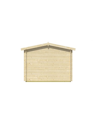 Tuinhuisje met dubbele glazen deur en zijraam 300 x 500 cm - 40 mm - ±13 m2