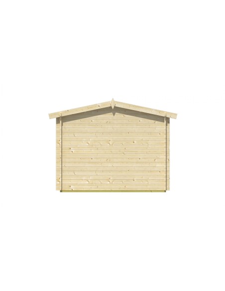 Tuinhuisje met dubbele glazen deur en zijraam 300 x 500 cm - 40 mm - ±13 m2