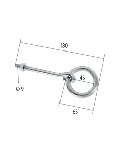 Anneau de fixation avec écrou 2