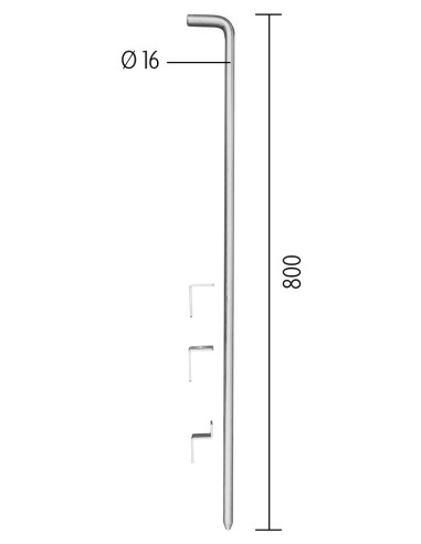 Bloque porte portail Inox