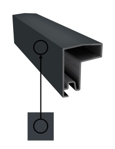 Profilé haut en aluminium 2