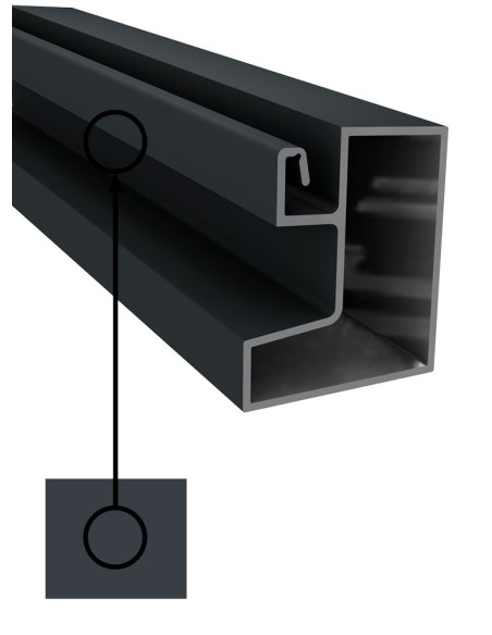 Profilé bas en aluminium