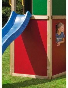 Wand onderhoudsvriendelijk rood 90 x 138 cm 2