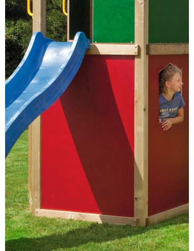 Wand onderhoudsvriendelijk rood 90 x 138 cm