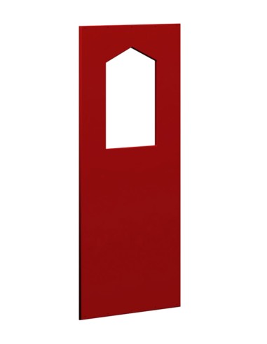 Vensterwand onderhoudsvriendelijk rood 90 x 138 cm