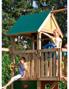 Toit facile d'entretien vert pour tour de base 2