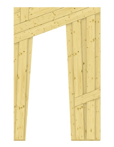 Paroi "Sorcier" avec porte