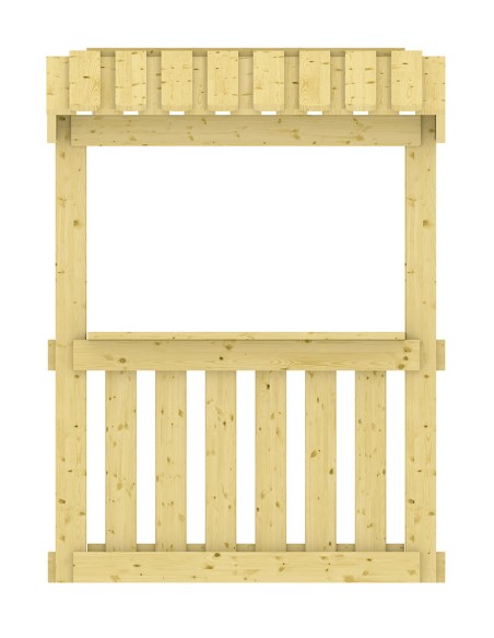 Veranda groot met dak incl. vloer