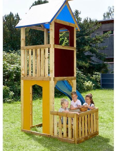 Kleine veranda met vloer