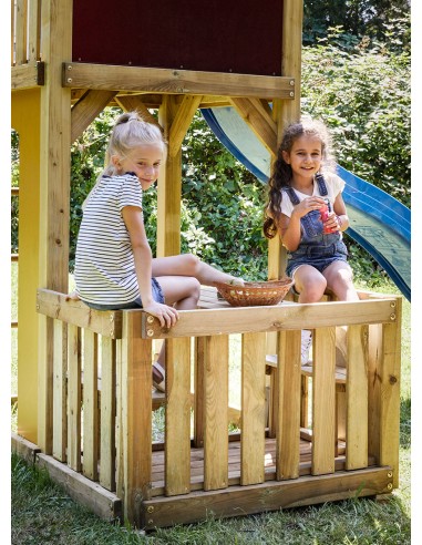 Petite véranda avec plancher