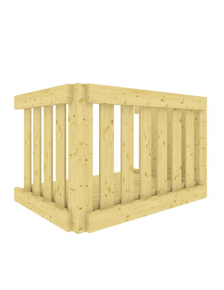 Petite véranda avec plancher