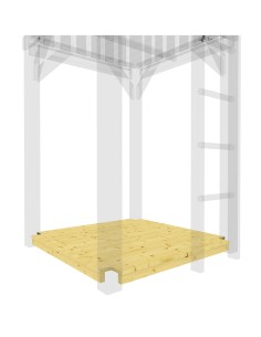 Plancher en bois pour tour de jeux