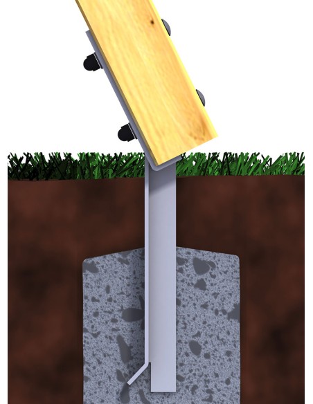 Bodemanker voor A-zijde deel