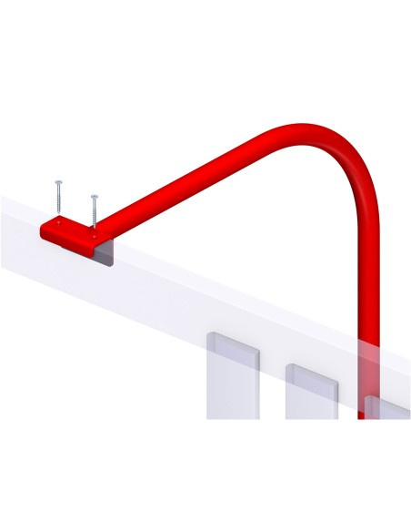 Barre de sapeurs-pompiers rouge