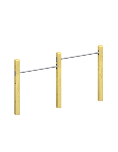 Kit de 2 barres fixes pour aire de jeux publique