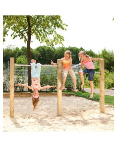 Kit de 3 barres fixes pour aire de jeux publique 2