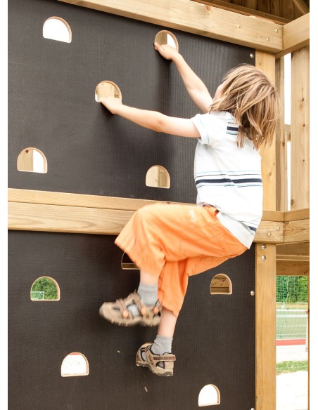 Paroi d'escalade pour bas de tour