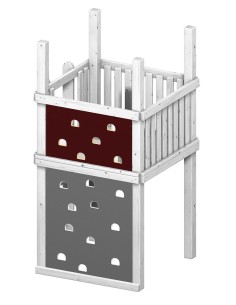 Paroi d'escalade pour haut de tour