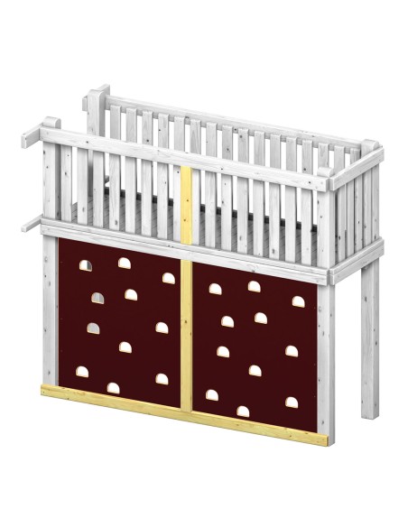 Paroi d'escalade pour bas de pont (2pcs)